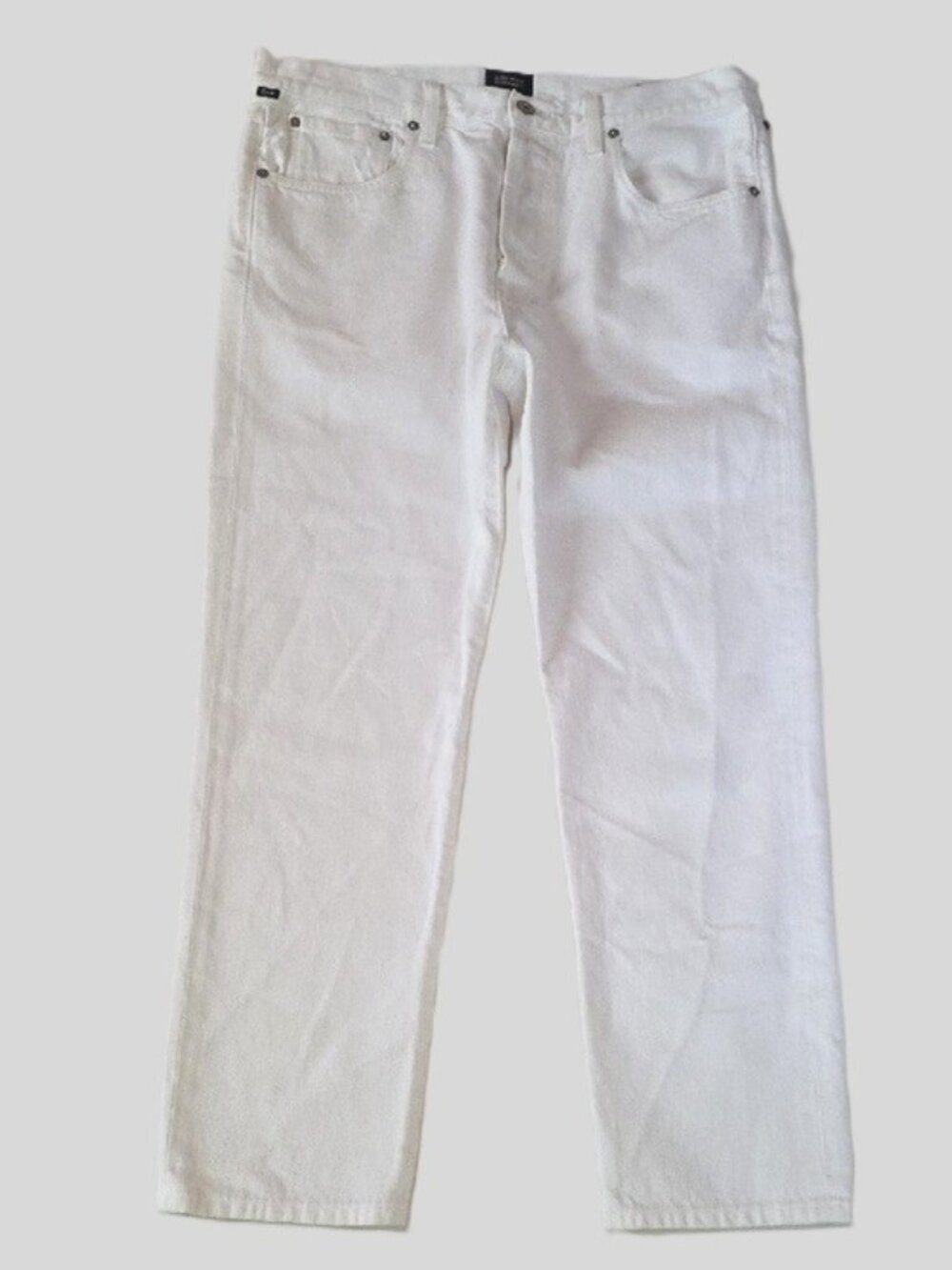 NWT $228 CITIZENS OF HUMANITY THE FINN RELAXED TAPERED JEANS IN CHK SIZE W32